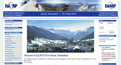 Desktop Screenshot of eucap2016.org